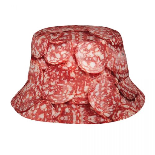 Chapeau De Poisson Pour Hommes Et Femmes,Unisexe,Motif Tranches De Saucisse,Chapeau Chimsummer,Suffolk,E27