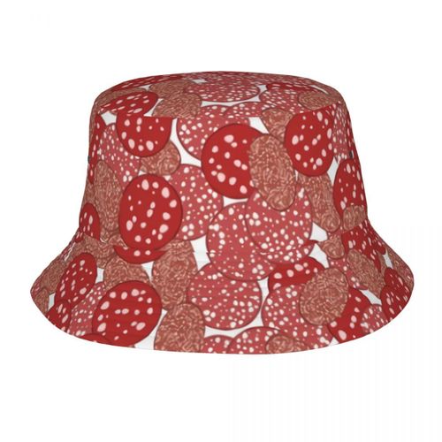 Chapeau De Poisson Pour Hommes Et Femmes,Unisexe,Motif Tranches De Saucisse,Chapeau Chimsummer,Suffolk,E27