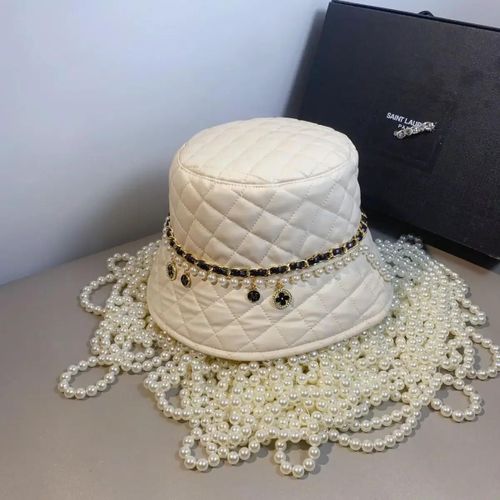 Chapeau De Pêcheur Rhombique À Carreaux Pour Enfants,Polyvalent,Cuir Pu,Spectacle De Visage,Petite Marée,Marque Parfumée,Automne,Hiver