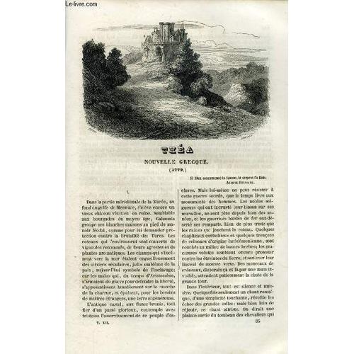 Extrait De L Echo Des Feuilletons - Recueil De Nouvelles, Contes, Anecdotes, Episodes, Etc - Théa, Nouvelle Grecque (1779) Par Victor Tarniquet, Histoire D Un Rosier Et D Un Oiseau Par Eugène De(...)