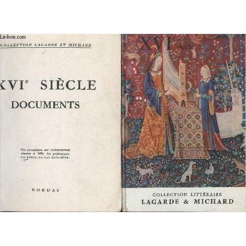 Xvie Siècle Les Grands Auteurs Français Du Programme Ii + Le Livre Document Réservé À Mm.Les Professeurs.