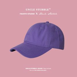 Casquette De Baseball Avec Dessus Souple Pour Femme,Béret Yam Dur,Chapeau De Poisson Suffolk,Tricot Violet Clair