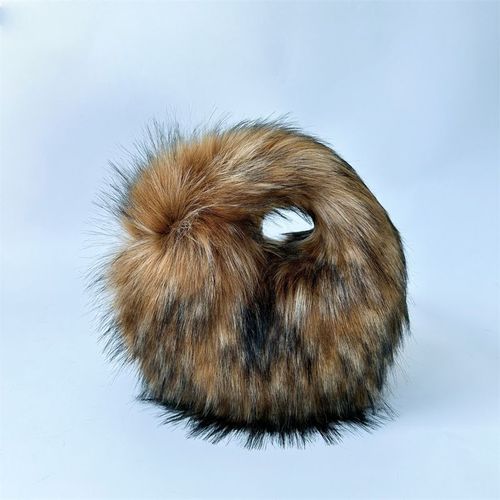 Chapeau De Seau Imitation Fourrure De Raton Laveur Pour Femme,Surdimensionné,Chaud,Épaissi,Hiver,Y2k,2006