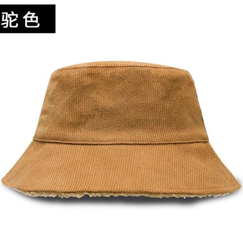 Chapeau De Neige Portable Double Face Pour Femme,Chapeau De Papa,Chapeau De Poisson Suffolk,Chapeaux En Fourrure De Velours Côtelé,Grande Taille,Chapeaux Anderpour Femme,Chaud,Hiver,E27