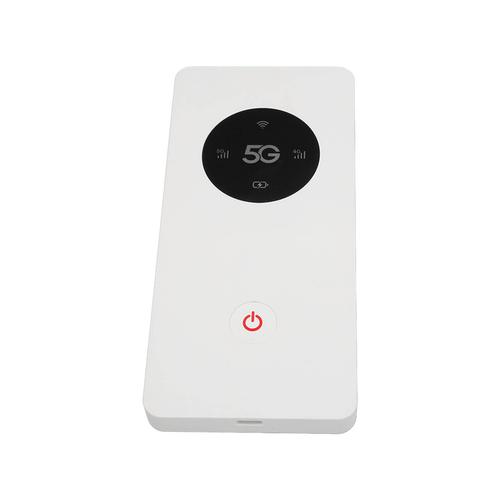 Hotspot Mobile WiFi 5G, emplacement Nano SIM, 2.77Gbps DL 1.25Gbps UL, capacité de 16 appareils, routeur WiFi 5G avec broche de câble USB