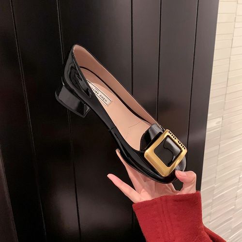 Chaussures Escarpins Lolita Round Parker Pour Femmeschaussures Talons Hauts Rougeschaussures Optiques Pour Femmeschaussures En Cuir Véritablemode De Printemps