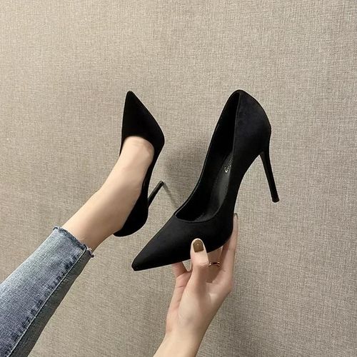 Escarpins À Bout Pointu Pour Femmes,Chaussures Bleues À Talon Haut Et Fin De 6cm,Pour Banquet,39 40 41