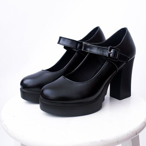 Chaussures Escarpins Plateforme Pour Femmeschaussures Bouche Peu Profondechaussures Sangle Strucstrapchaussures Parker Rondes Pour Femmesprintemps Ettéen Vente