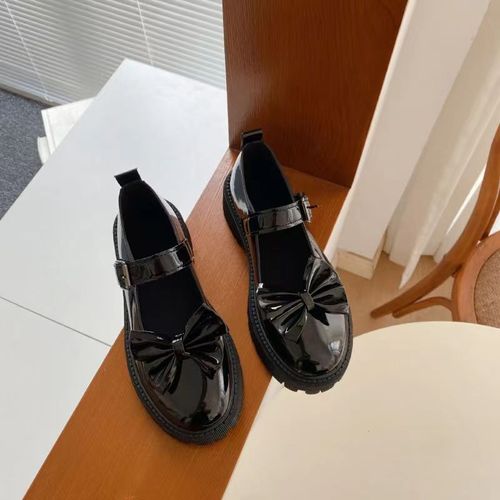 Chaussures Mary Janes À Plateforme Pour Femmes,Chaussures À Essence Lolita,Chaussures Blanches Pour Écolières,Chaussures À Talons Bas Pour Femmes,46