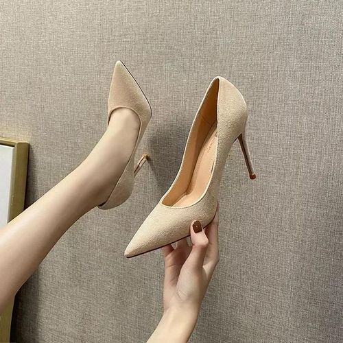 Escarpins À Bout Pointu Pour Femmes,Chaussures Bleues À Talon Haut Et Fin De 6cm,Pour Banquet,39 40 41