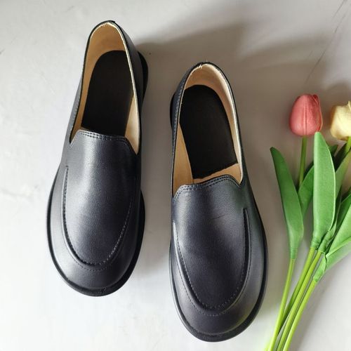 Chaussures Mocassins En Cuir Souple Enfiler Pour Femmeschaussures Décontractées Confortableshaute Qualité