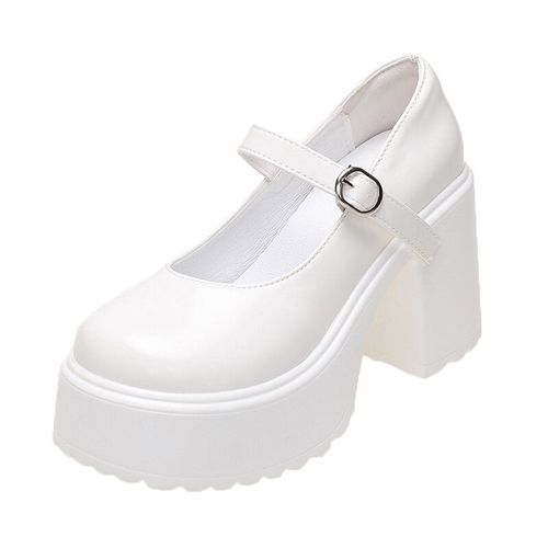Chaussures Escarpins Plateforme Talons Super Hauts Pour Femmeschaussures Essence Maryoptique Gothiquechaussures De Soirée Pour Damesblancmode