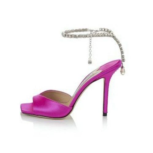 Chaussures Escarpins Talons Fins Carrés Pour Femmesdécoration En Cristaldocument Solidemodesuper Hautsouvertextérieursangle De Rinçage