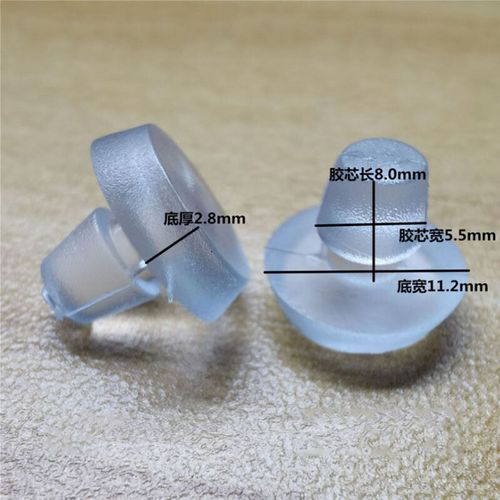 Bouchon De Tige En Caoutchouc Transparent,Tampon,Vis À Trou,Bouchon Anti-Poussière,Chaise En Silicone,Partie Anti-Chute,4.9-12.4mm,10 Pièces - Type Jd003(Clear)-10pcs
