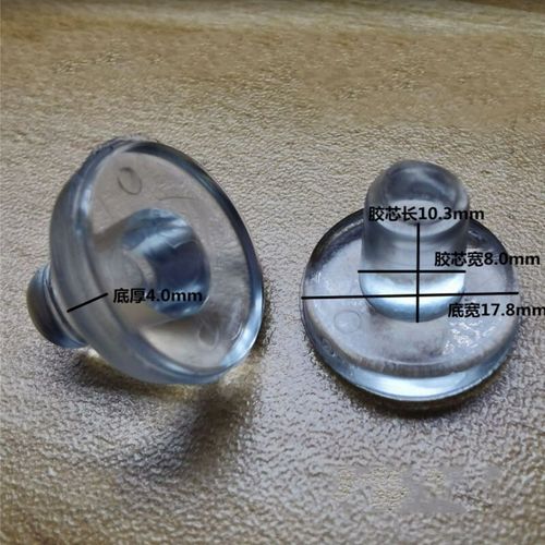 Bouchon De Tige En Caoutchouc Transparent,Tampon,Vis À Trou,Bouchon Anti-Poussière,Chaise En Silicone,Partie Anti-Chute,4.9-12.4mm,10 Pièces - Type Jd010(Clear)-10pcs