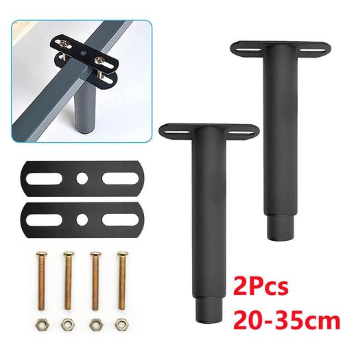 Pieds De Lit Réglables Pour Lit Rétractable Rapduty,Cadre Central,Support De Latte,Pieds De Support De Meubles En Métal,Maison,20-35cm,2 Pièces - Type 2pcs 20-35cm