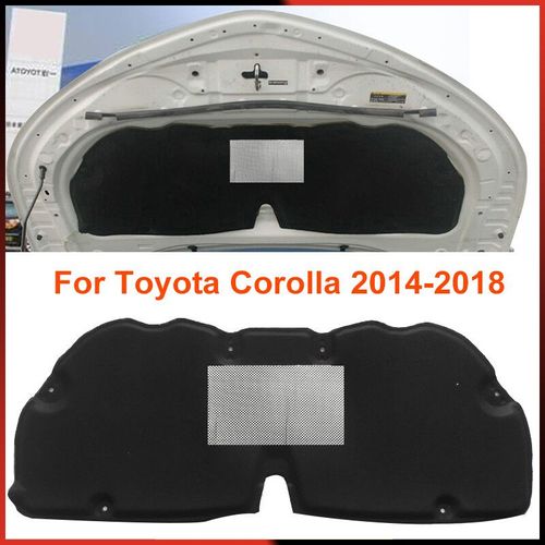 Coton d'isolation thermique et acoustique du moteur,Toyota CorTrust2014 2018 2014 2015 2016,pare-feu insonorisé,accessoires,2017-2018 - Type Orange