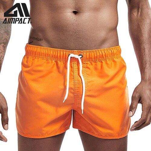 Short De Sport Hybride À Séchage Rapide Pour Hommes,Combinaison Solide Fendue Pour La Plage,Le Surf Et La Natation,Idéal Pour Les Vacances D'été,Am2165