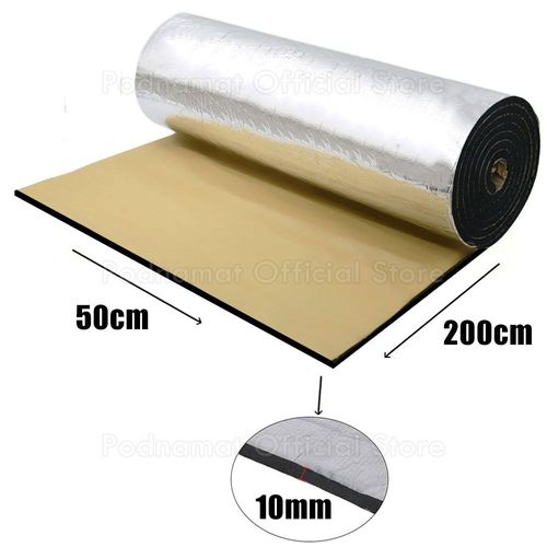 Insonorisant En Coton Pour Voiture,Insonorisant,Polymères,Insonorisant,Autocollant De Capot Moteur,Porte Automatique,Coffre,Gril,Accessoires De Voiture,200x50x1m - Type Kraft 200x50x1cm