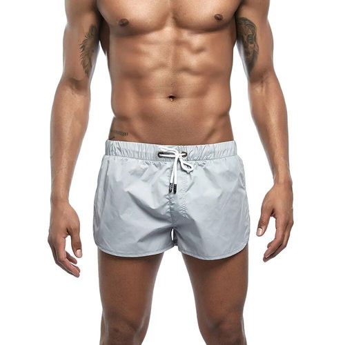 Short De Plage Fendu Sur Le Côté Avec Poche Arrière Pour Homme,Maillot De Bain,Maillot De Bain,Salle De Sport,Entraînement,Entraînement,Course À Pied,Séchage Rapide