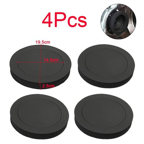 Haut-Parleur Universel De Voiture,Garniture De Porte,Isolation Phonique,Anneau De Voiture,Coton Insonorisé,6 Po,6.5 Po,4 Pièces - Type 4pcs