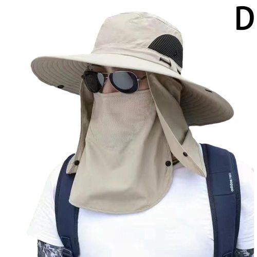 Chapeaux De Soleil À Bord Large Pour Hommes,Protection Uv,Chasse En Plein Air,Pêche,Casquette De Soleil,Respirant,Parfait,Chapeau Suffolk,Été,Mode