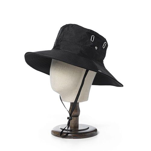 Chapeau De Cowboy En Maille Respirante Pour Homme,Casquette De Soleil Anti Uv,Grand Bord,Extérieur,Pêche,Randonnée,Plage,Été,E27