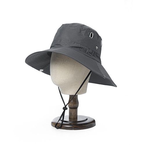 Chapeau De Cowboy En Maille Respirante Pour Homme,Casquette De Soleil Anti Uv,Grand Bord,Extérieur,Pêche,Randonnée,Plage,Été,E27