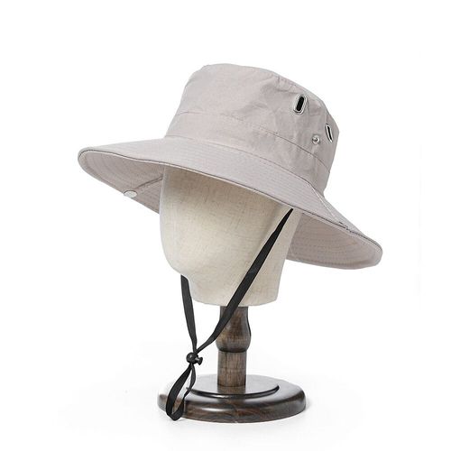 Chapeau De Cowboy En Maille Respirante Pour Homme,Casquette De Soleil Anti Uv,Grand Bord,Extérieur,Pêche,Randonnée,Plage,Été,E27