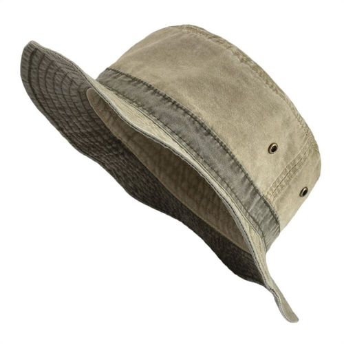 Chapeau Bob En Coton À Large Bord Pour Homme,Casquette De Protection Contre Le Soleil,Pour La Pêche En Plein Air,La Chasse