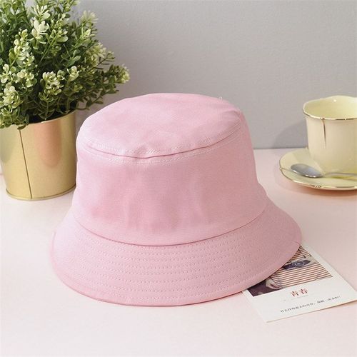 Bob En Coton Unisexe,Chapeau De Pêche Ou De Plage Pour Protection Du Soleil,De Couleur Unie,Homme Ou Femmeté