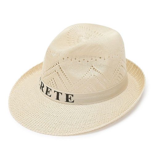 Fishsuffolk-Chapeau De Soleil Respirant Pour Homme,Simple,Tissé,Extérieur,Pêche,Fedoras,Lettre Jazz,Casquette Ander,Été,E27