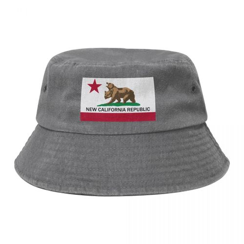 Chapeau De Cow-Boy En Denim De La République De Californie,Chapeau De Poisson Suffolk Avec Impression