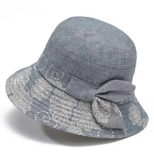 Chapeau D'été De Marque De Luxe Pour Femme,Visière De Protection Solaire Uv E27,Casquette Pliable En Jean Pour La Plage
