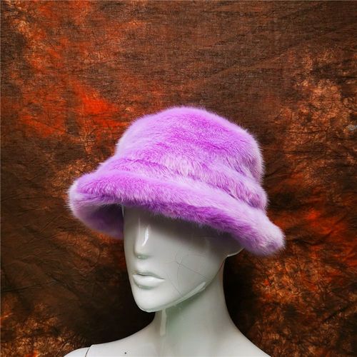 Chapeau Épais En Fausse Fourrure Pour Hommes Et Femmes,Bonnet De Pêche Chaud,Monochromatique,Renard,Lapin,Doux,Plein Air,Vacances,Fille,Mode,Automne,Hiver,E27