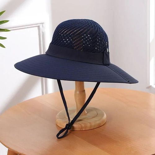 Chapeau De Soleil À Large Bord Pour Homme,Casquette En Maille Respirante,Protection Uv D'été,Pêche En Plein Air Et Randonnée,Udisled 50 + Boonie,E27,10cm