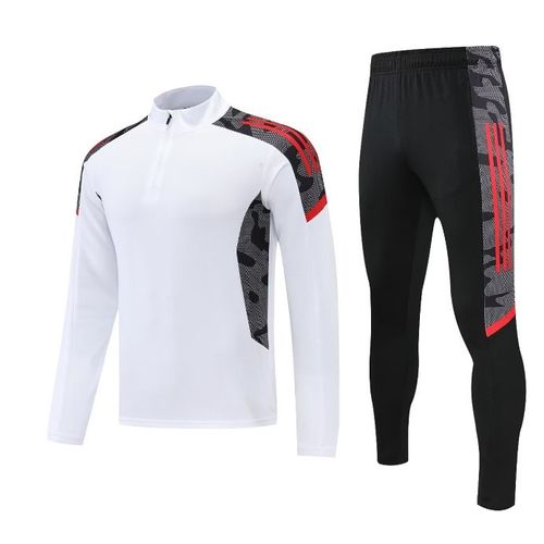 Maillot De Foot Pour Enfant Manches Longue Et Pantalons Ensemble De Football Training Vetement