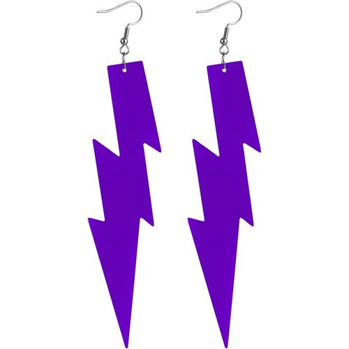Boucles D'oreilles Néon Pour Femme - En Acrylique - En Forme De Gouttes Lumineuses - Colorées Des Années 80 - Vintage - Pour Halloween - Style Vintage - Accessoire De Costume De Fête - Pour Fille