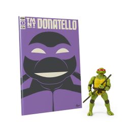 Tortues Ninja Figurine Et Comic Book Bst Axn X Idw Donatello Exclusiv