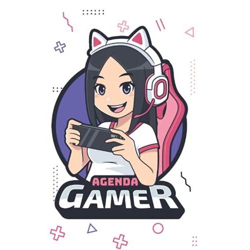 Agenda Gamer: Fille Scolaire Journalier Une Page Par Jour Daté Gameuse Joueuse Jeu Vidéo Gaming Ado Étudiante Collège École Primaire Lycée A5 Petit ... Console Manette Gamepad Geek Rose Casque