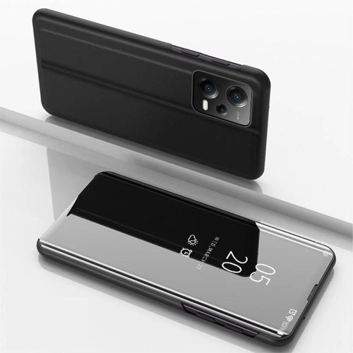 Housse Pour Xiaomi Poco X5 5g / Redmi Note 12 5g - Etui Coque Portefeuille Clear View + Film Ecran - Noir