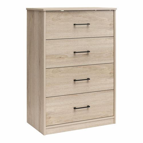 Commode Avec 4 Tiroirs En Effet Chêne