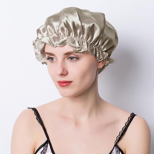 Bonnet de Douche, Grand Bonnet de Douche élastique pour Femme