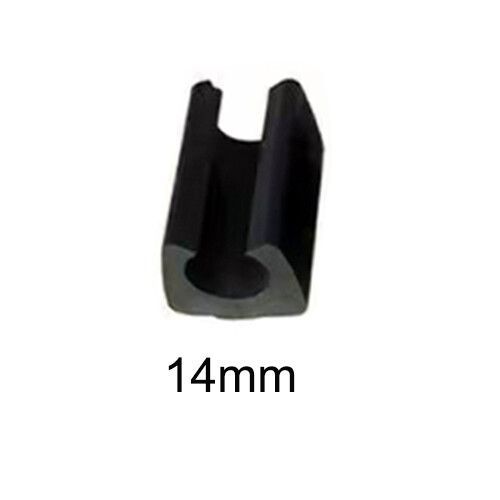 Coussin De Pied De Chaise En Plastique Noir/Blanc,4/8 Pièces,Amortisseur De Tabouret,Anti-Marche Avant,Tuyau Inclinable,Glissement De Sol En Forme De U,Bouchons De T - Type Inner Diameter 14mm-8pcs #A
