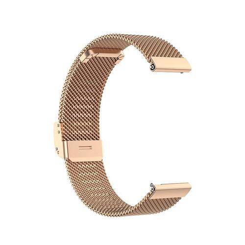 Adgf - Bracelet De Montre En Acier Inoxydable Pour Samsung Galaxy Watch 42mm 46mm Gear S2 S3 Bracelet De Montre En Métal Garmin Vivoactive 3 4 4s Venu S [Article Pour Ce Lien: 18mm Rose Gold ]