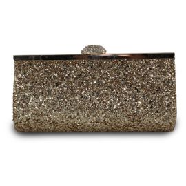 Fashion Flash tissu dîner sac à main tenant sac d'or