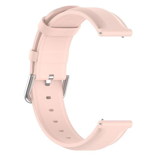 Adgf - Bracelet De Montre En Cuir02mm Étanche Pour Samsung Gear S2 S3 Galaxy Watch Active Garmin Vivoactive 4 3 [Article Pour Ce Lien: 20mm Liight Pink ]