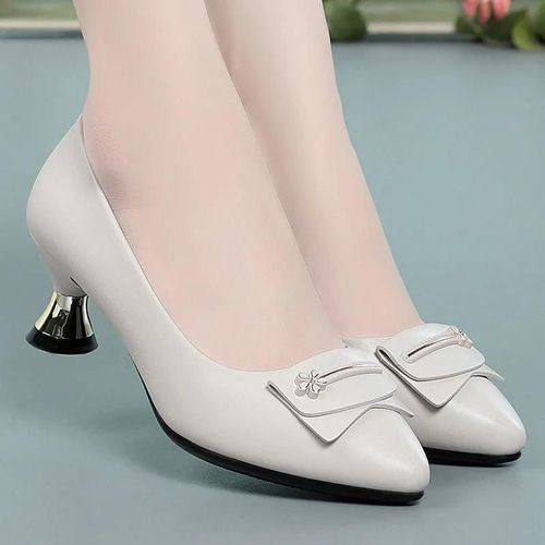 Chaussures Cresfimixchaussures Talons Carrés Pour Femmesescarpins Ajourés Dorésde Haute Qualitépour Fête Sexyen Maillemignonsa106eprintemps Etté