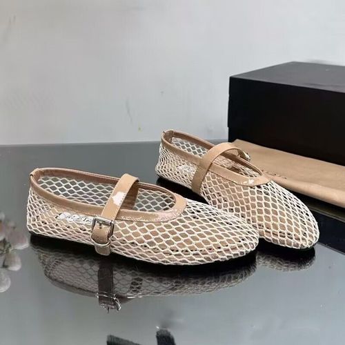 Chaussures Escarpins De Ballet En Maille Pour Femmesbout Rondsangle Bouclemode