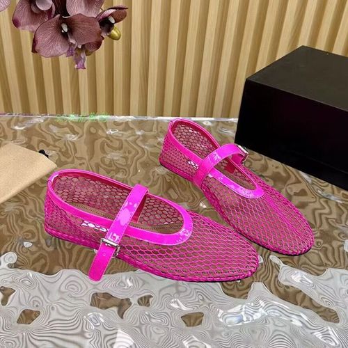 Chaussures Escarpins De Ballet En Maille Pour Femmesbout Rondsangle Bouclemode